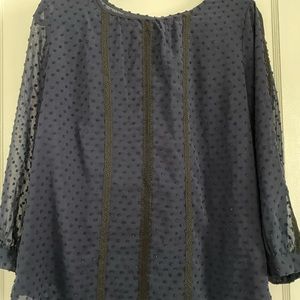 Navy blue J. Crew blouse